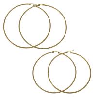 Stainless Steel Lever Back Earring & for woman, gold 