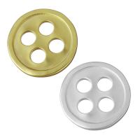 Brass Button Findings, plated Approx 6mm 