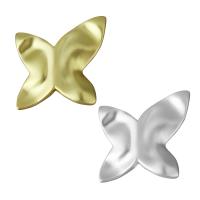 Tierische Messing Perlen, Schmetterling, plattiert, keine, 27x30x4mm, Bohrung:ca. 2.5mm, verkauft von PC