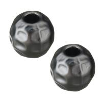 Weinlese Messing Perlen, Pistole schwarz plattiert, 8.5x8x8.5mm, Bohrung:ca. 3mm, verkauft von PC