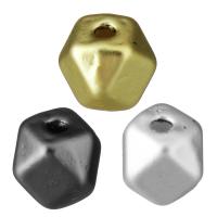 perla de cobre, metal, chapado, más colores para la opción, 7.5x7.5x6.5mm, agujero:aproximado 1.5mm, Vendido por UD