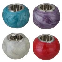 perles pandore en laiton à émail, plus de couleurs à choisir Environ 4.5mm, Vendu par PC