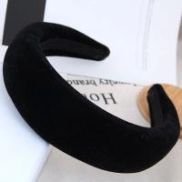 Hair Bands, Cloth, fashion jewelry & for woman, black, 140*135*20mm 