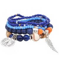 Xingyue Bodhi bracelet, avec Des billes de verre & alliage de zinc, bijoux de mode & pour femme, plus de couleurs à choisir Vendu par brin