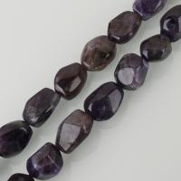 Natürliche Amethyst Perlen, verschiedene Größen vorhanden, violett, Bohrung:ca. 2mm, Länge:ca. 15.5 ZollInch, ca. 21PCs/Strang, verkauft von Strang