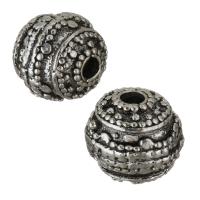 Zinc Alloy Jewelry Beads, silver color Approx 2.5mm 