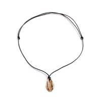 Zinc Alloy Necklace, with Waxed Cotton Cord, plated, Adjustable & fashion jewelry & for woman 20mm Approx 19.6 Inch 