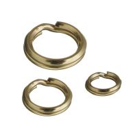 Oro-llenado Llavero Cable anillo, Donut, 14K lleno de oro, diverso tamaño para la opción, dorado, Vendido por UD