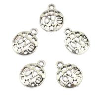 Zinc Alloy Hollow Pendants, Round, plated Approx 2mm, Approx 