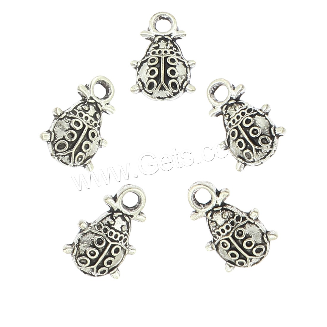 Bijoux pendentifs en Zinc alliage , alliage de zinc, Placage, grand trou, plus de couleurs à choisir, 10x15x3mm, Trou:Environ 3mm, Environ 715PC/sac, Vendu par sac