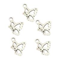 Zinc Alloy Animal Pendants, Butterfly, plated, large hole Approx 3mm, Approx 