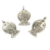Zinc Alloy Animal Pendants, Fish, plated, large hole Approx 3mm, Approx 