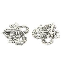 Zinc Alloy Jewelry Pendants, Dragon, plated, large hole Approx 3mm, Approx 