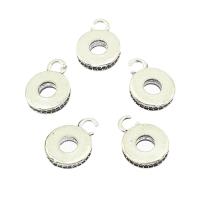 Zinc Alloy Bail Beads, Round, plated, large hole Approx 3mm, Approx 