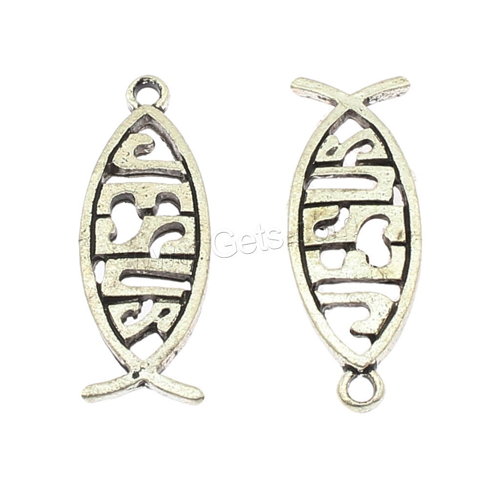 Zinc Alloy Jewelry Pendants, Fish, plated, more colors for choice, 10x25x3mm, Hole:Approx 2mm, Approx 410PCs/Bag, Sold By Bag