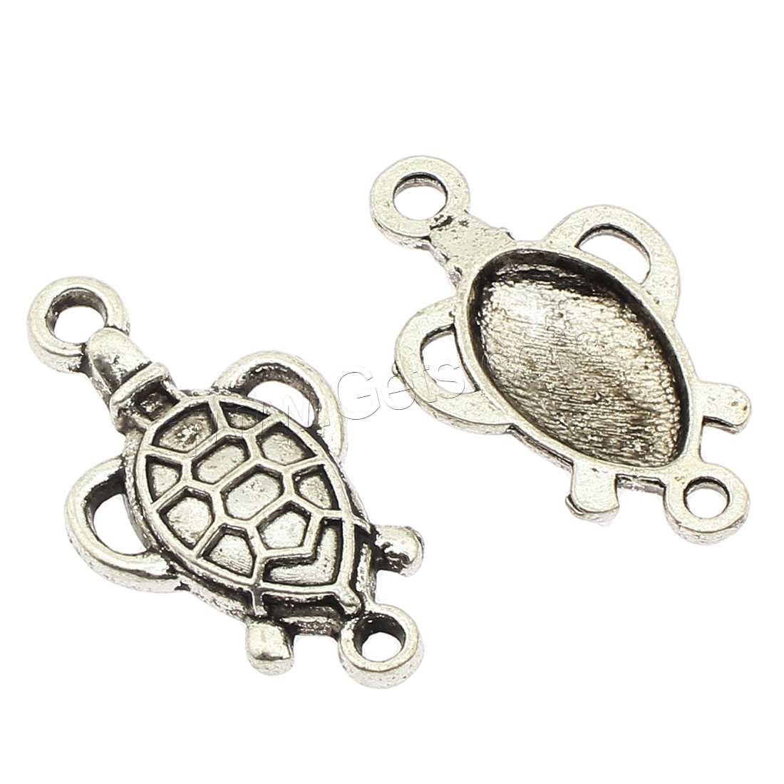 Zinc Alloy Charm Connector, plated, 1/1 loop, more colors for choice, 16x29x4mm, Hole:Approx 3mm, Approx 250PCs/Bag, Sold By Bag