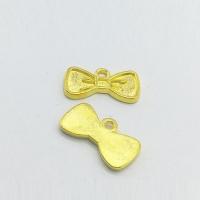 Zinc Alloy Jewelry Pendants, Bowknot, gold color plated Approx 1mm 