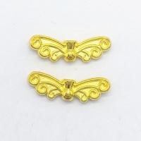 Zinc Alloy Spacer Beads, Wing Shape, gold color plated Approx 1mm 