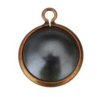 Resin Brass Pendants, with Resin Pearl Approx 1.5mm 