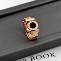 チタン鋼の指環, チタン鋼, メッキ, ファッションジュエリー & 異なるサイズの選択 & 女性用, ローズゴールドカラー, 42mm, 売り手 パソコン