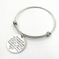 Stainless Steel Bangle, plated, Unisex .5 Inch 
