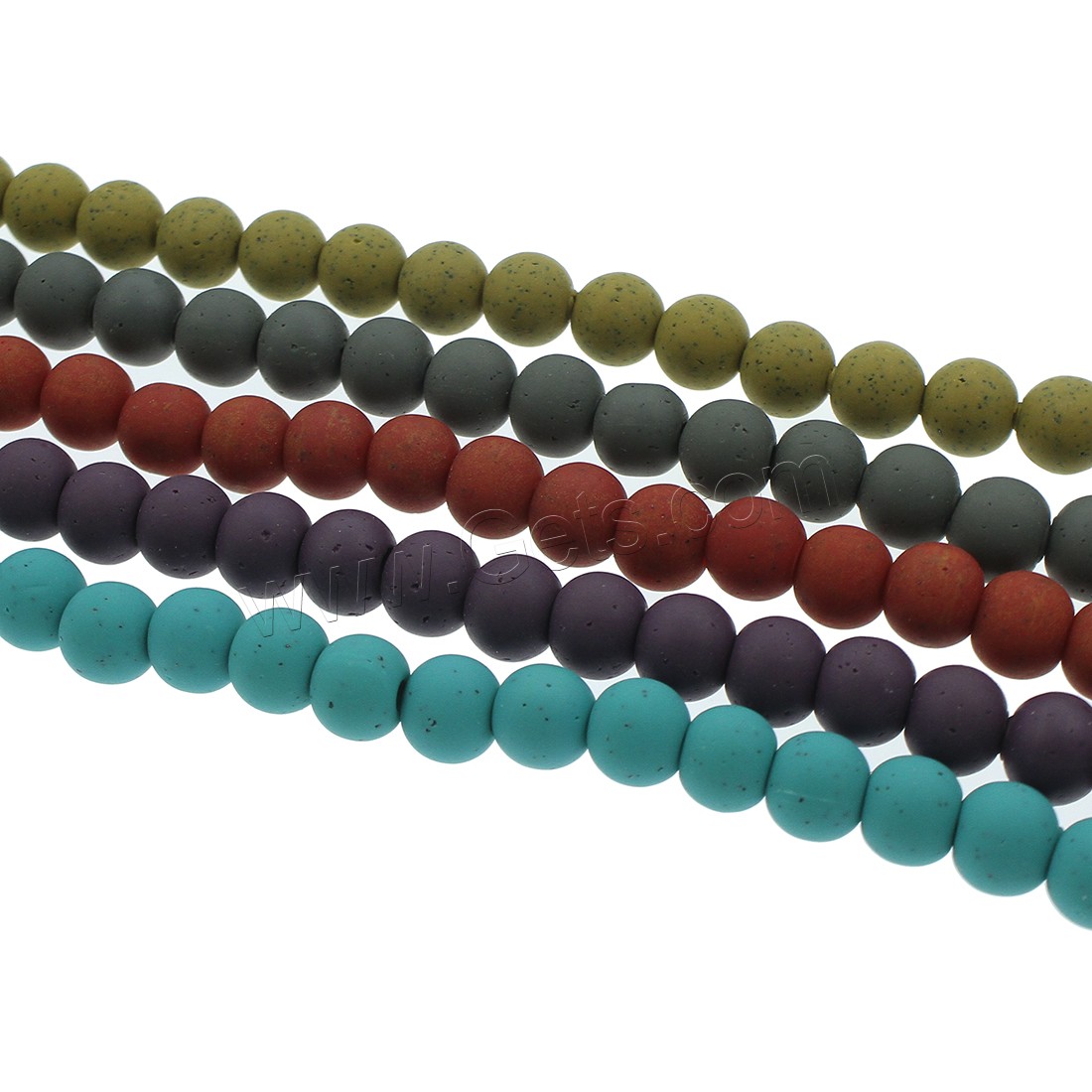 Perle en ronde de Fimo, argile de polymère, normes différentes pour le choix, plus de couleurs à choisir, Trou:Environ 1mm, Vendu par brin