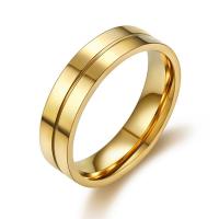 Men Stainless Steel Ring in Bulk, 316 Stainless Steel, plated & for man, golden, 6mm, US Ring 