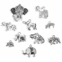 Zinc Alloy Animal Pendants, plated, mixed, 35mm,14mm Approx 2mm, 10/Bag 