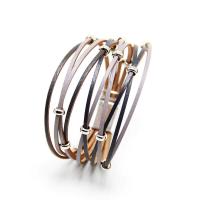 Wrap Bracelets, PU Leather, fashion jewelry & for woman .4 Inch 