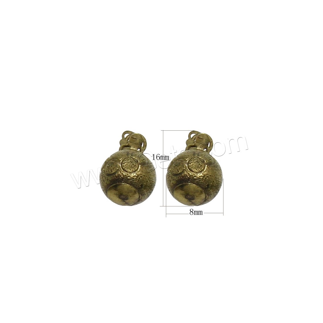 Brass Box Clasp, antique bronze color plated, different size for choice, Hole:Approx 2mm, Approx 50PCs/Bag, Sold By Bag