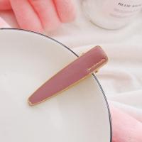 Alligator Hair Clip, Zinc Alloy, gold color plated & for woman & enamel 
