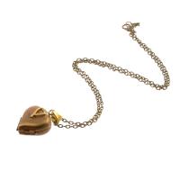 Ожерелье ручной латунные, Латунь, Складной & отверстие, Золотой длина:Приблизительно 20 дюймовый, продается PC