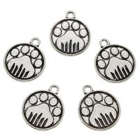 Zinc Alloy Jewelry Pendants, antique silver color plated Approx 2mm 