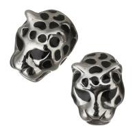 Stainless Steel Beads, Leopard, vintage, original color Approx 3mm 