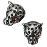 Stainless Steel Beads, Leopard, vintage, original color Approx 4.5mm 