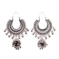 Zinc Alloy Drop Earring, plated, for woman 8cm/3.1inch 
