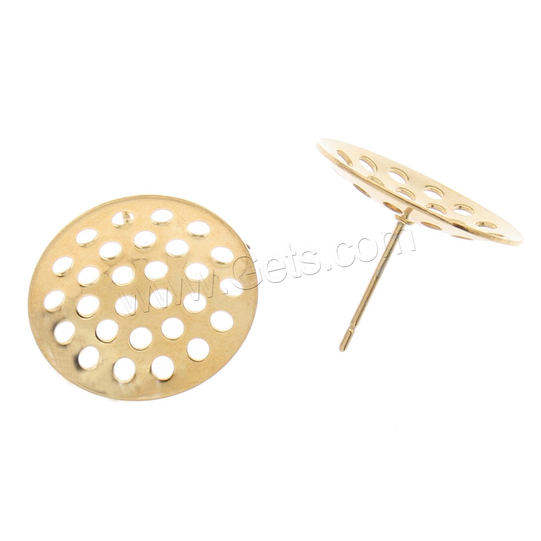 Stainless Steel Earring Stud Component, plated, different size for choice, more colors for choice, 20Pairs/Bag, Sold By Bag