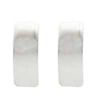 Stainless Steel Earring Stud Component, original color 5.5mm Approx 3.5mm 