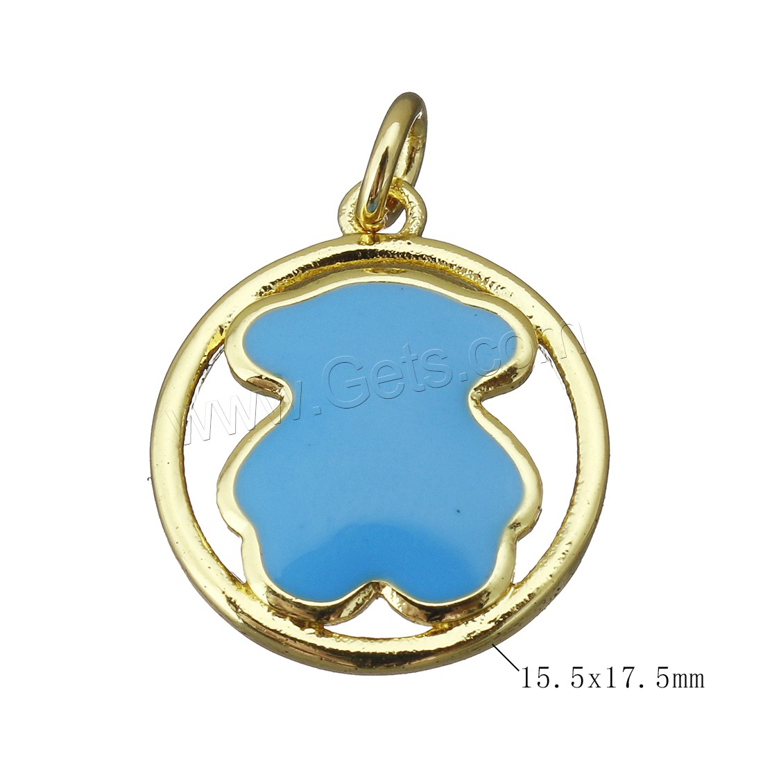 Enamel Brass Pendants, plated, more colors for choice, 15.5x17.5x2.5mm, Hole:Approx 3mm, Sold By PC