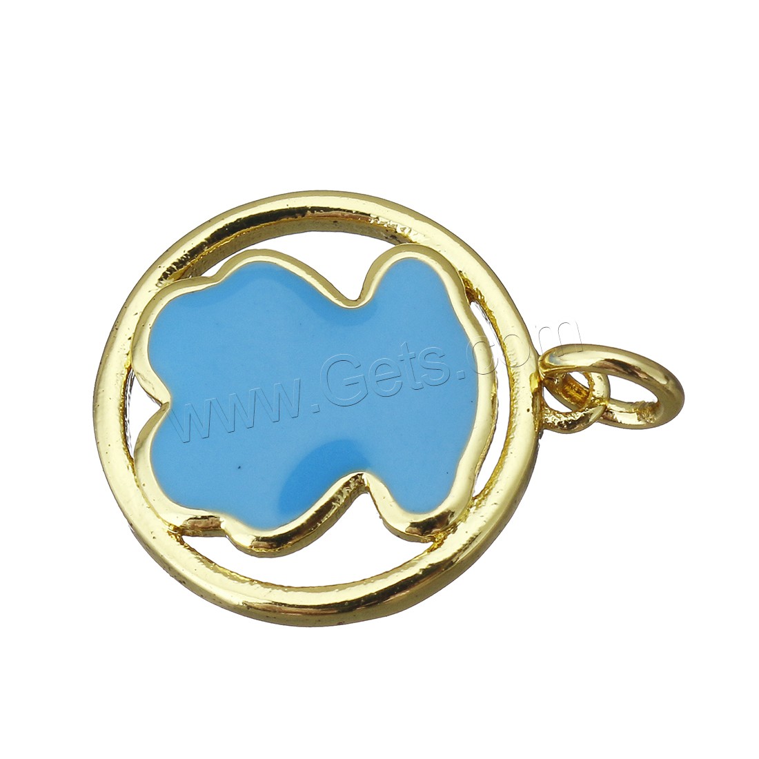Enamel Brass Pendants, plated, more colors for choice, 15.5x17.5x2.5mm, Hole:Approx 3mm, Sold By PC