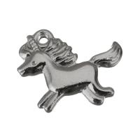 Stainless Steel Animal Pendants, Unicorn, vintage, original color Approx 2mm 