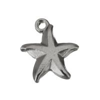 Stainless Steel Pendants, Starfish, vintage, original color Approx 1.5mm 