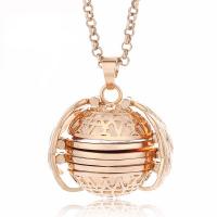 Zinc Alloy Locket Necklace, plated, fashion jewelry & for woman 30mm Approx 23.6 Inch 