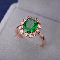 Rhinestone Zinc Alloy Finger Ring, with Glass Gemstone, plated, Adjustable & fashion jewelry & for woman & with rhinestone 