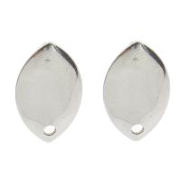 Stainless Steel Earring Stud Component, original color Approx 1.2mm 