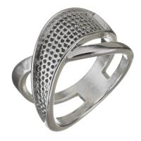 нержавеющая сталь гнездо-оправа для кольца, оригинальный цвет, 12mm, размер:7, продается PC