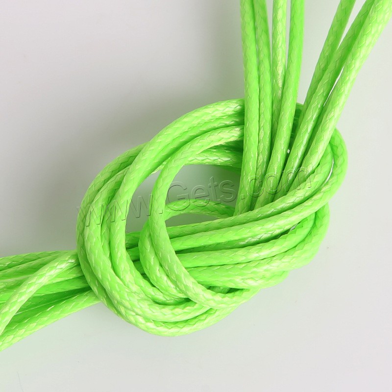 cordón de cuero Cuerda de collar, diverso tamaño para la opción, más colores para la opción, Vendido por Bolsa