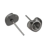 Гвоздик для сережки из нержавеющей стали, нержавеющая сталь, Винтаж, оригинальный цвет 0.5mm, внутренний диаметр:Приблизительно 4mm, продается PC