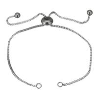Stainless Steel Bracelet & Bangle Setting, box chain, original color, 1mm Approx 2mm Approx 6-9 Inch 