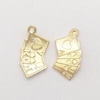 Zinc Alloy Jewelry Pendants, Poker, KC gold color plated Approx 1mm 